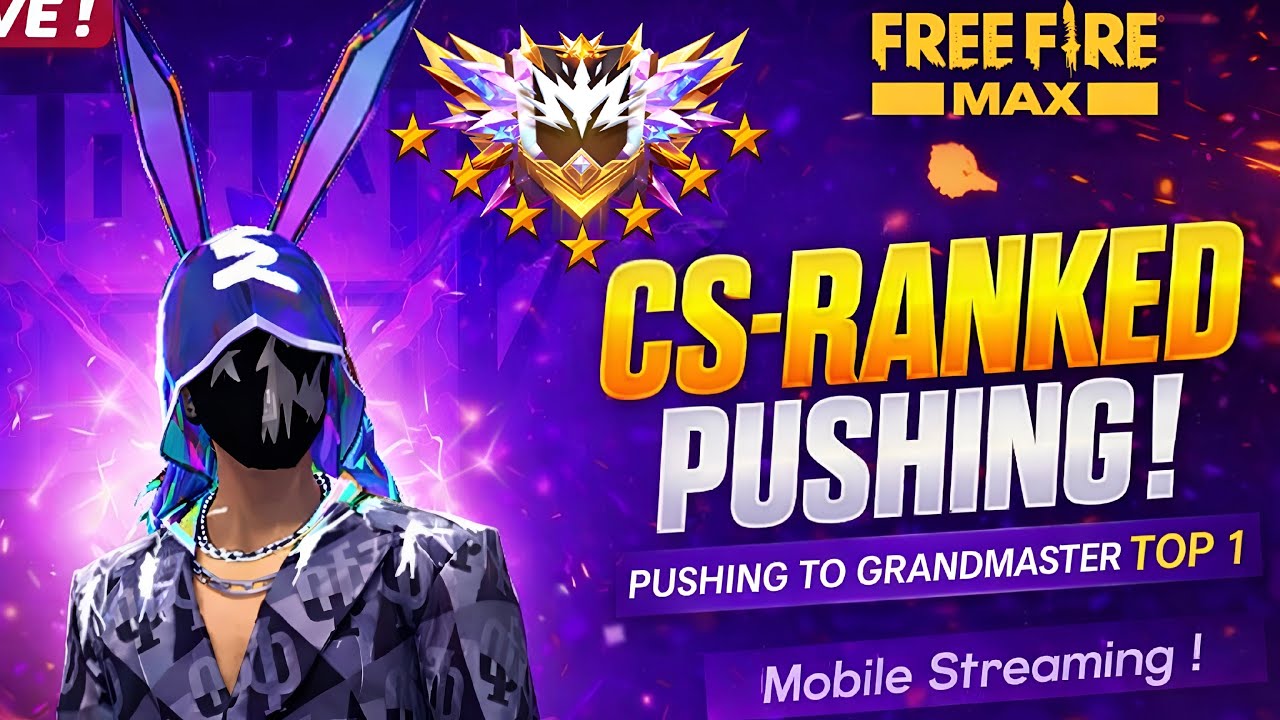 FREE FIRE [ LIVE ] New Season Grandmaster lobby Mobile Gameplay ✅ | DRACSTAR IS LIVE |