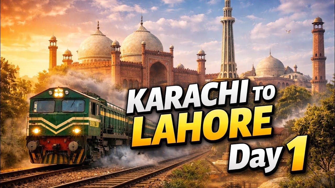 Karachi to Lahore | Day 1| 