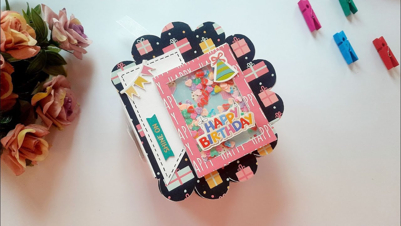 How to make a Beautiful Scrapbook for a Birthday | Special scrapbook ideas | Tutorial