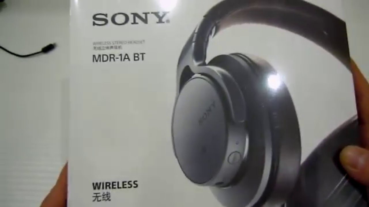 Sony MDR-1ABT unboxing / распаковка