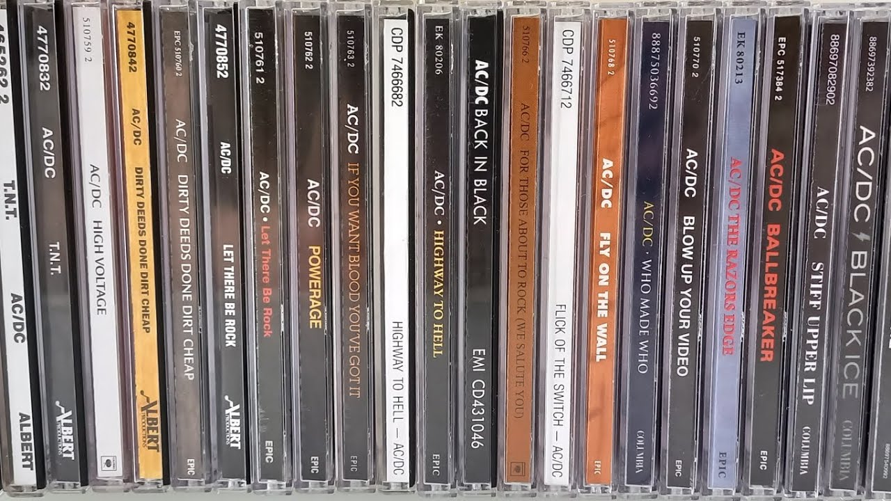 Обзор моей коллекции AC/DC на CD. My AC/DC collection review