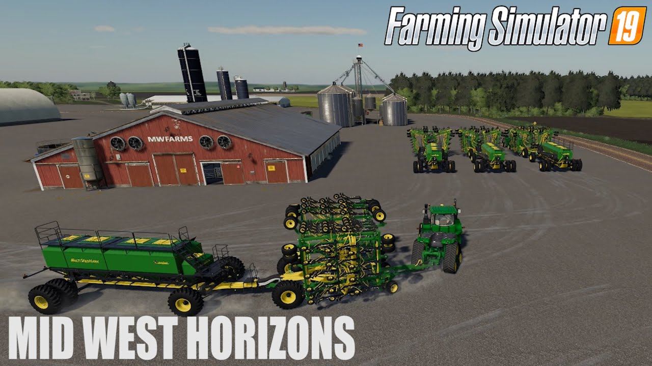 MASSIVE $51 Million Dollar Farm on MidWest Horizons #3 | FS19 | Farming Simulator 19 | TIMELAPSE