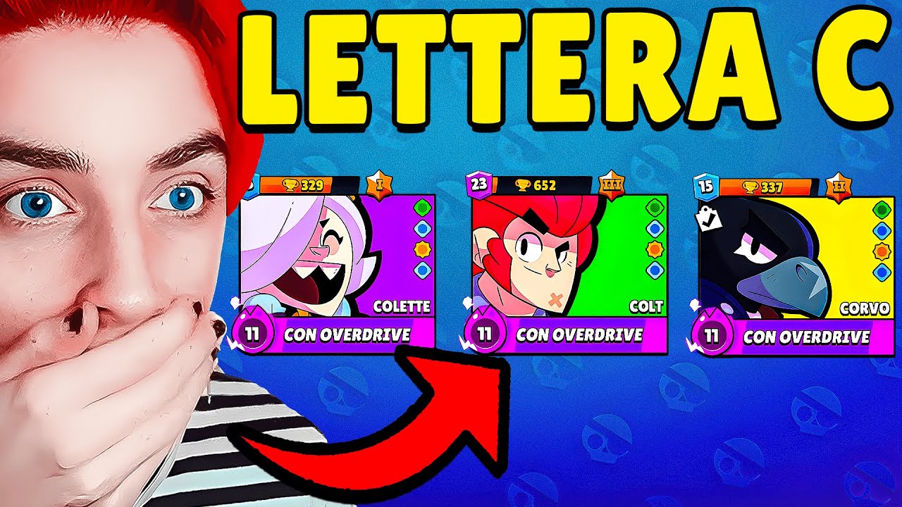 BRAWL STARS MA POSSO USARE SOLO I BRAWLER CHE INIZIANO CON LA LETTERA C!!