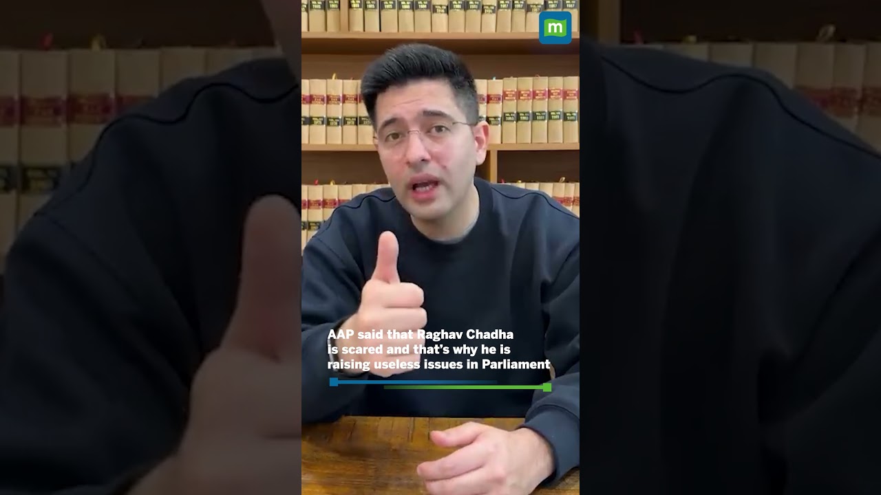 Лидер партии AAP Рагхав Чадха опроверг обвинения доказательствами! #шорты