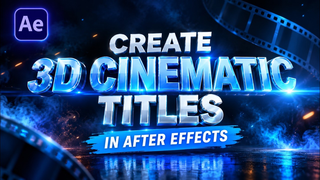 3D-кинематографичные титры | Element 3D | Урок по After Effects