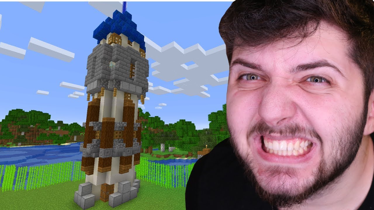 MİNECRAFT'TA BÜYÜCÜ KULESİ YAPTIM!!