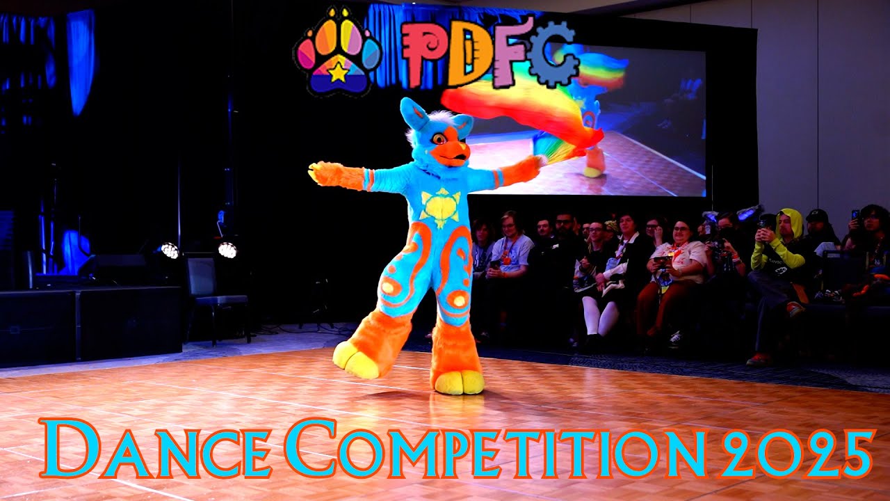 Full:  Painted Desert Fur Con, 2025 Dance Competition!  Harley proposes at at the start!! #PDFC2025