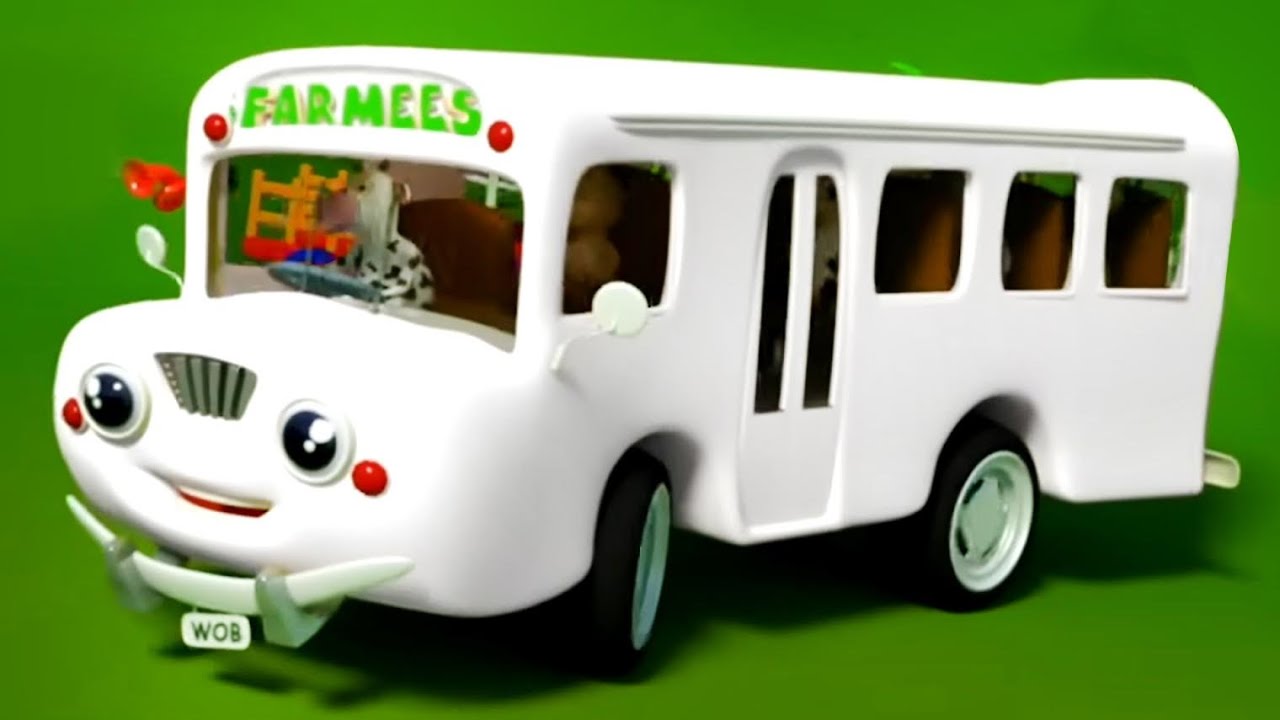 Wheels On The Bus Go Round And Round, Kids Rhymes & Songs