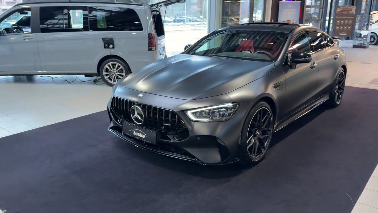 23142 Mercedes-Benz AMG GT 63 S E PERFORMANCE MANUFAKTUR graphitgrau magno (matt) red pepper MATT