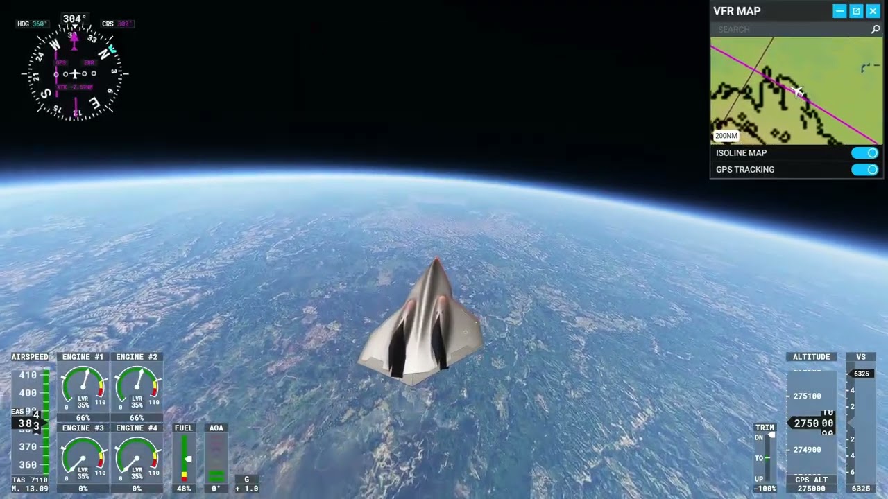 MSFS 2020 Darkstar from Seoul to Milan (9070XT) X8