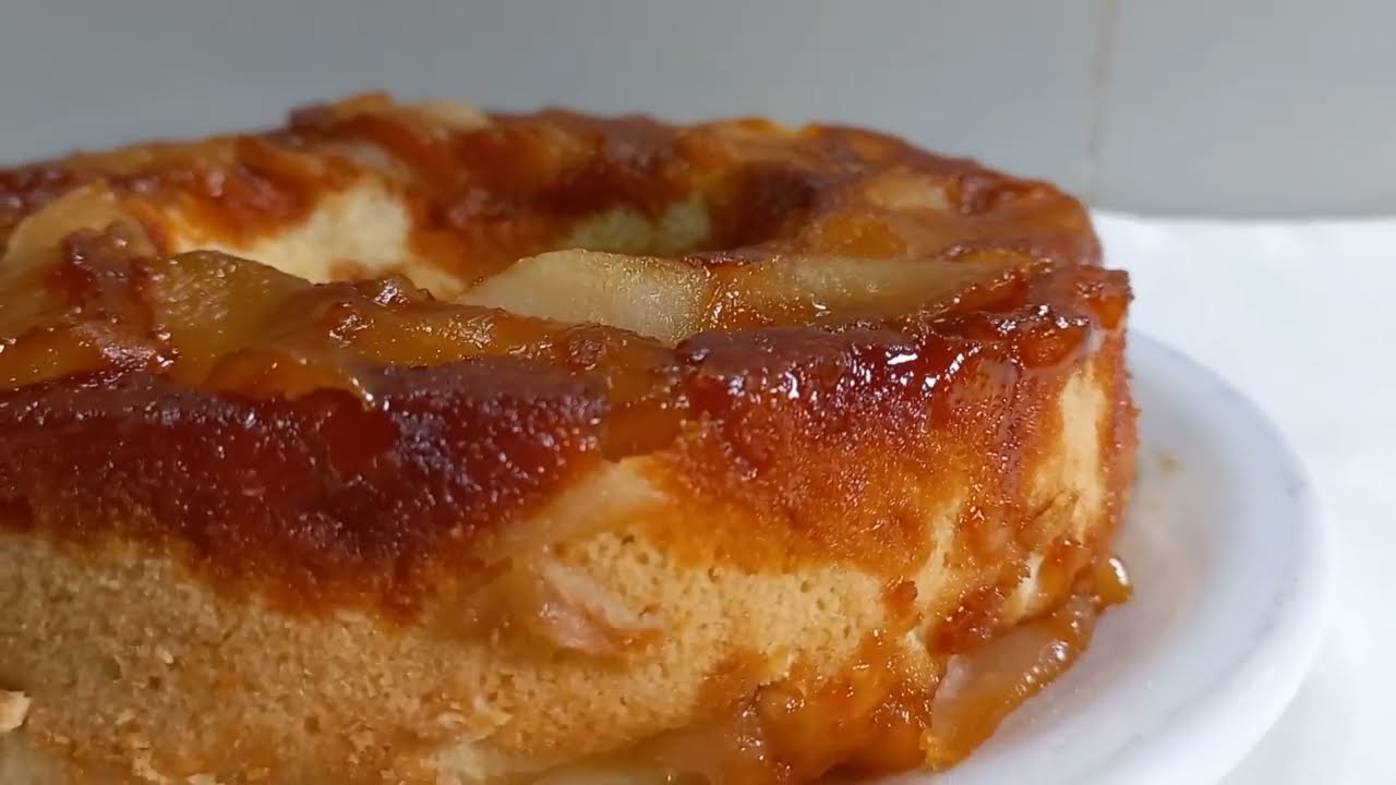 Esponjoso Budín de Peras