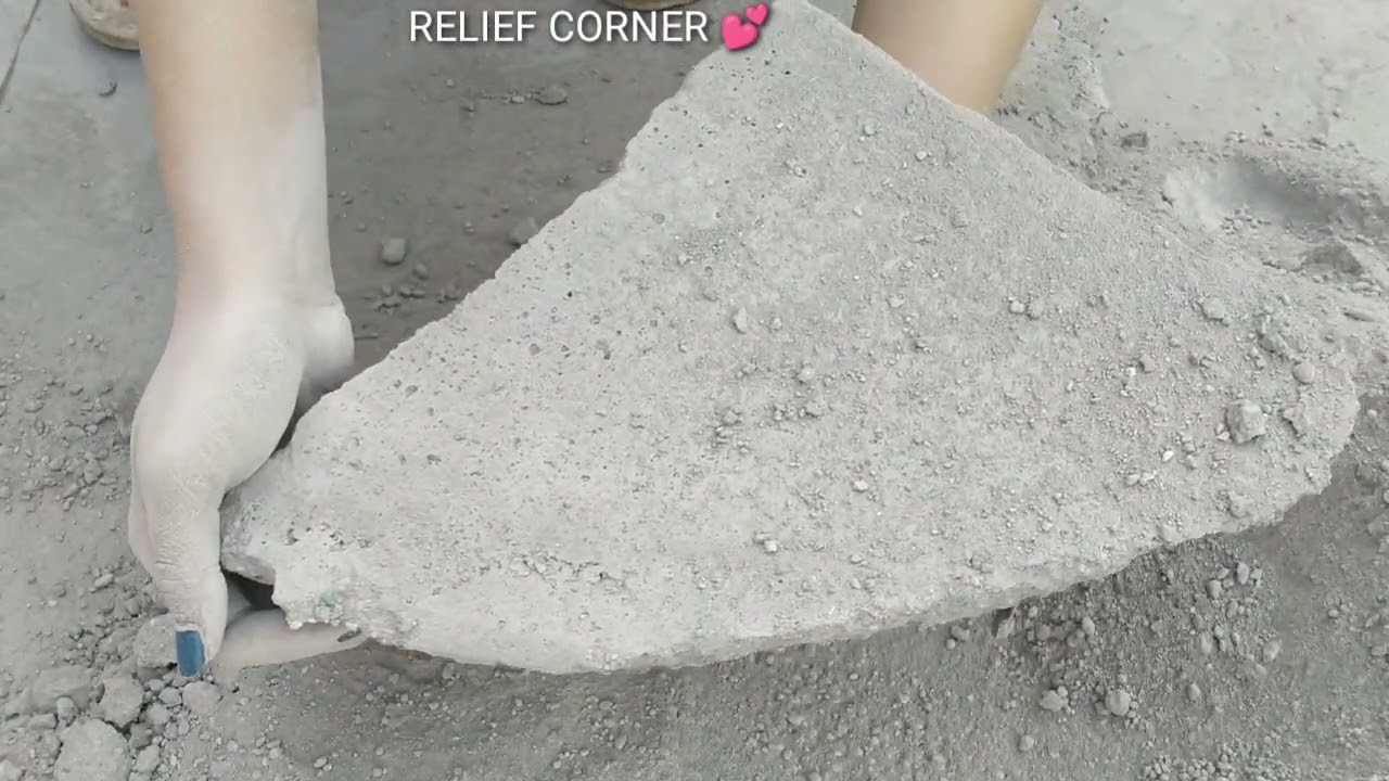 Wow 😍 Thick slabs of grainy sand | Floor crumbling ASMR | RELIEF CORNER ASMR