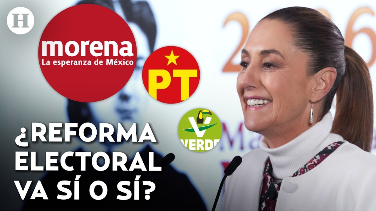 ¡Niegan ruptura! Claudia Sheinbaum se reunió con aliados en busca de acuerdo sobre Reforma electoral
