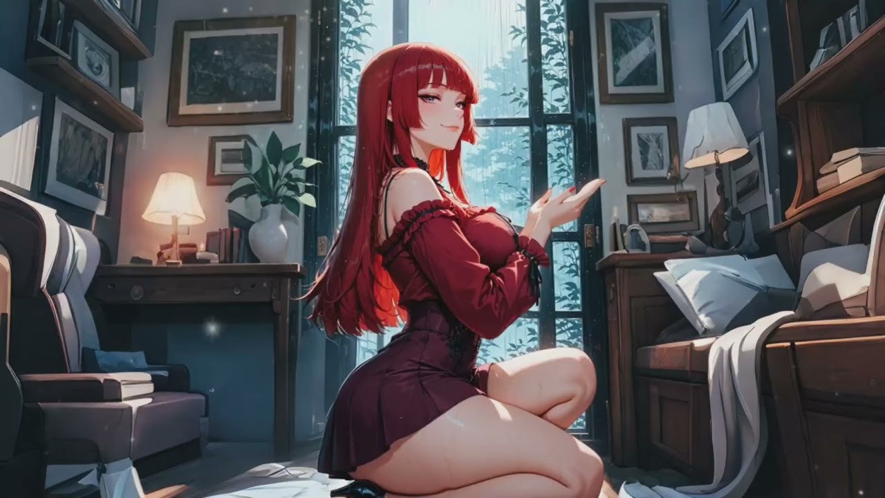 Lofi for Teen’s Night Bedroom ✨ | Moonlit Window & Mellow Beat Tunes🎵lofi hip hop radio 💕Sleep/Study