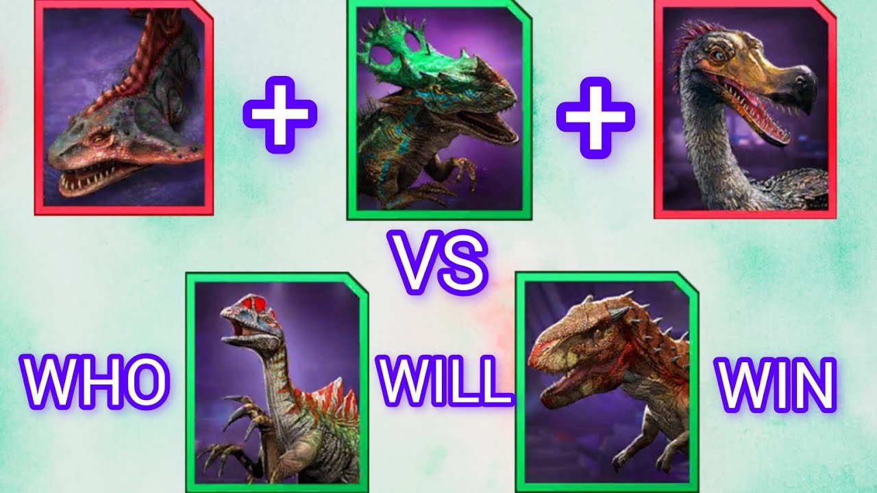 WHO WILL WIN THE MATCH TODAY/ 3 VS 2 BATTLE TIME/ JURASSIC WORLD ALIVE,V 3.13 PLZ SUBSCRIBE