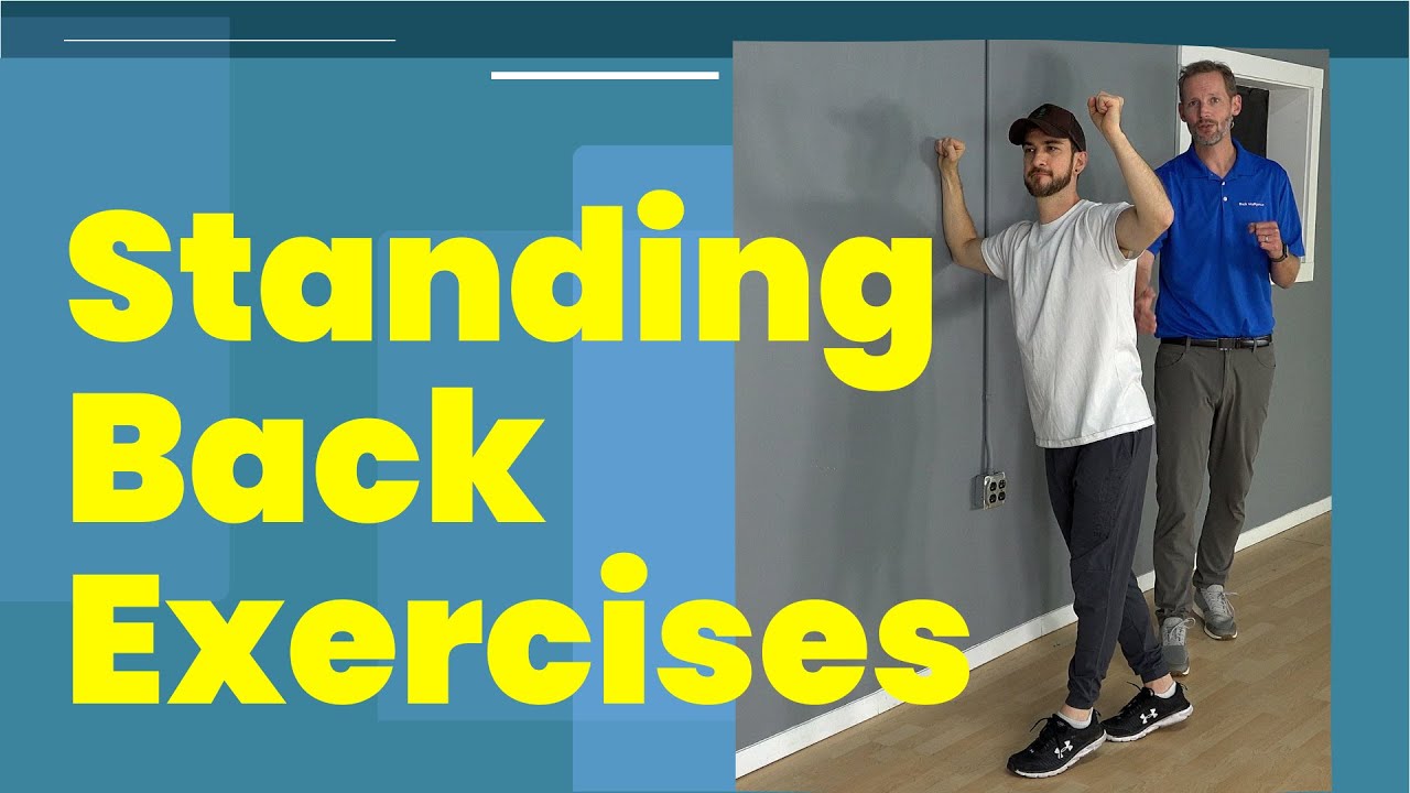 Back Pain Exercises without getting down to the floor