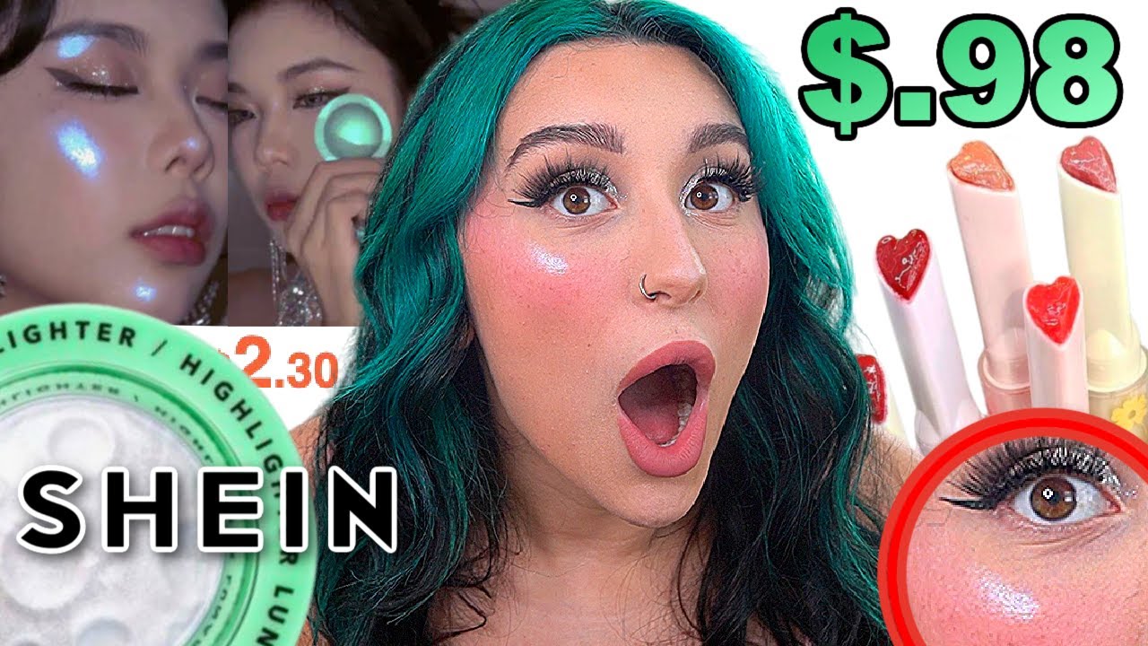 Probando el maquillaje de SHEIN... &iexcl;el maquillaje m&aacute;s barato del mundo!
