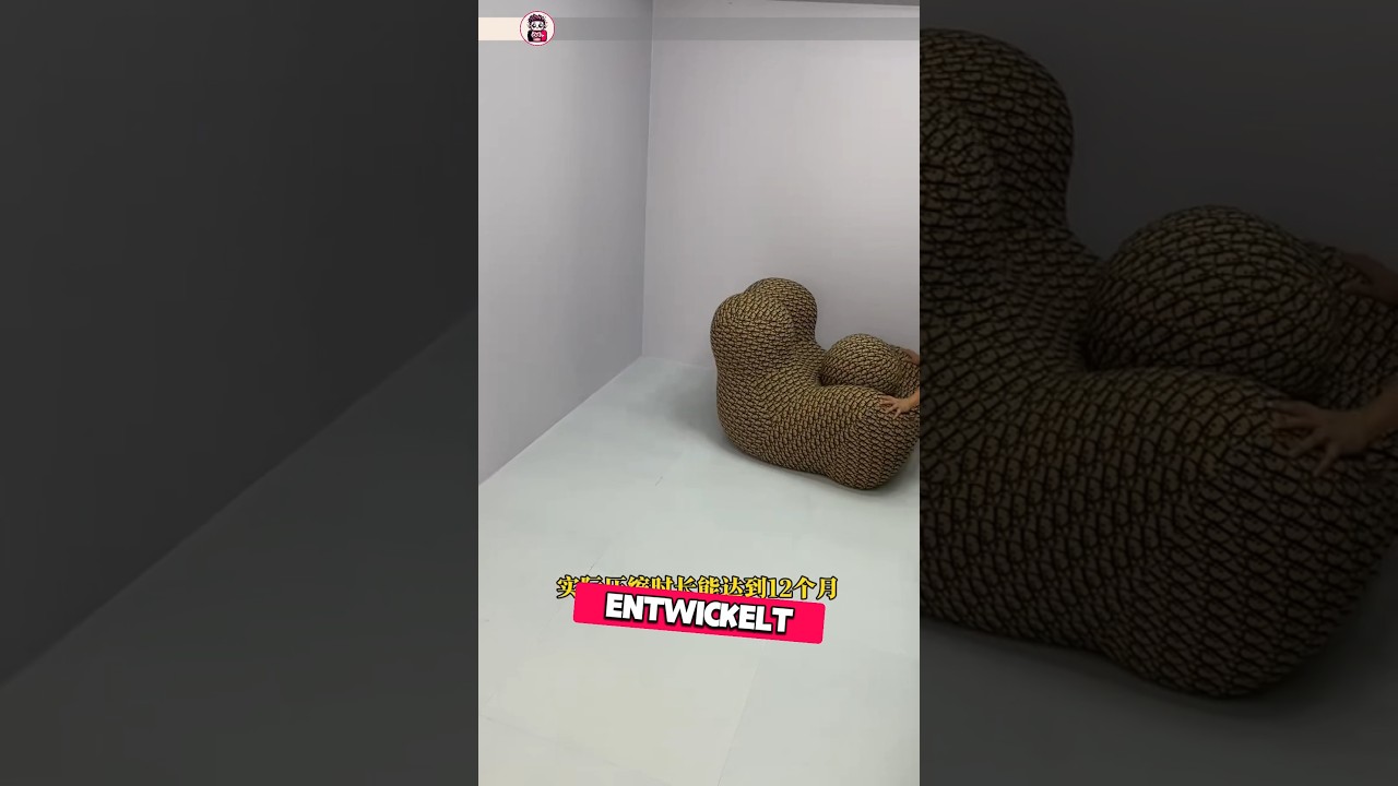 🛋🔄 Rollsofa &ndash; platzsparend und selbstformend dank Memory-Polymer!