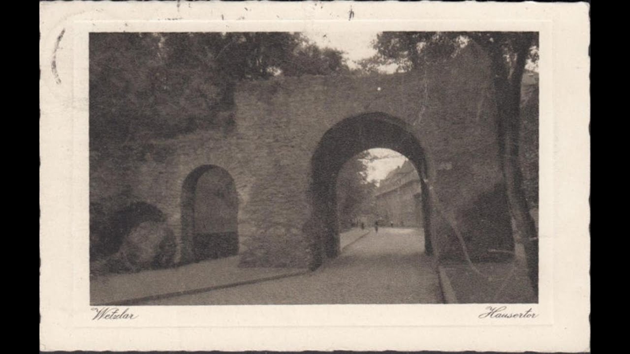 Die Stadtmauer zu Wetzlar (1) - Vom Hausertor bis zum Durchlass Rosengärtchen