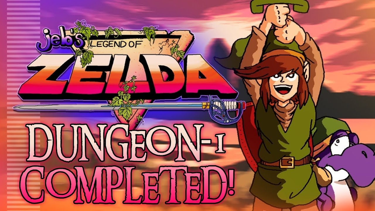 Jeb's Legend Of Zelda NES Remake Gameplay | Dungeon-1 Completed!