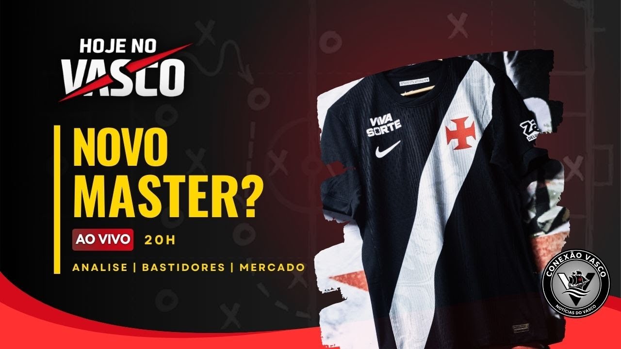 VASCO NEGOCIA NOVO PATROCÍNIO MASTER, ATAQUE SOB PRESSÃO E TORCIDA PROMETE CALDEIRÃO LOTADO