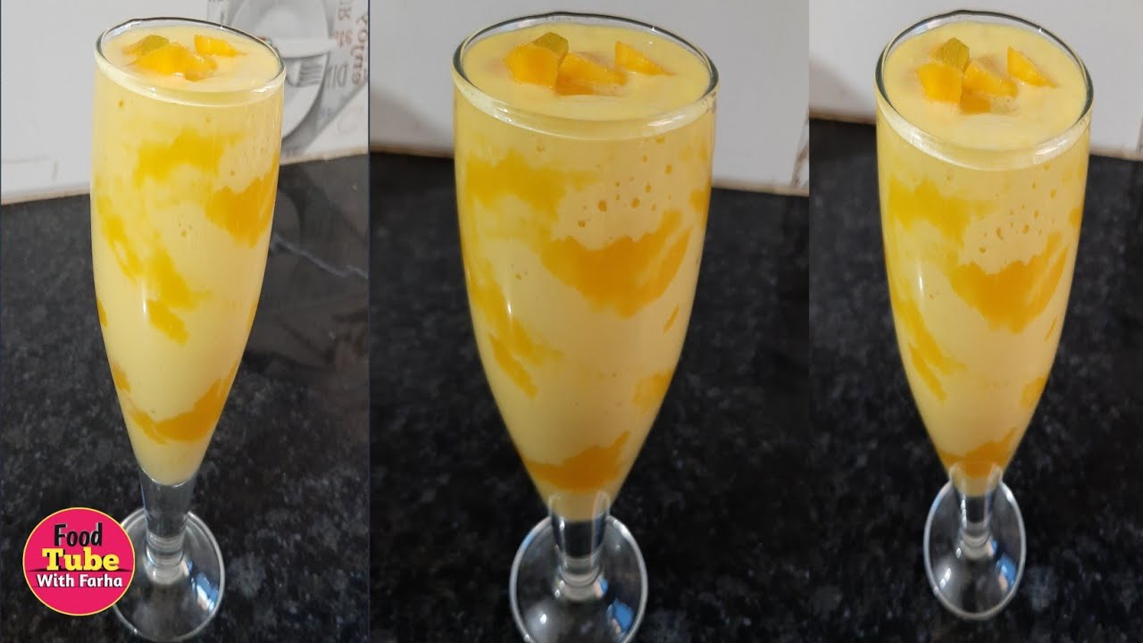 Fresh Mango MilkShake in Few Minutes || Thick & Tasty Mango Shake Recipe || Ramazan Special #shorts