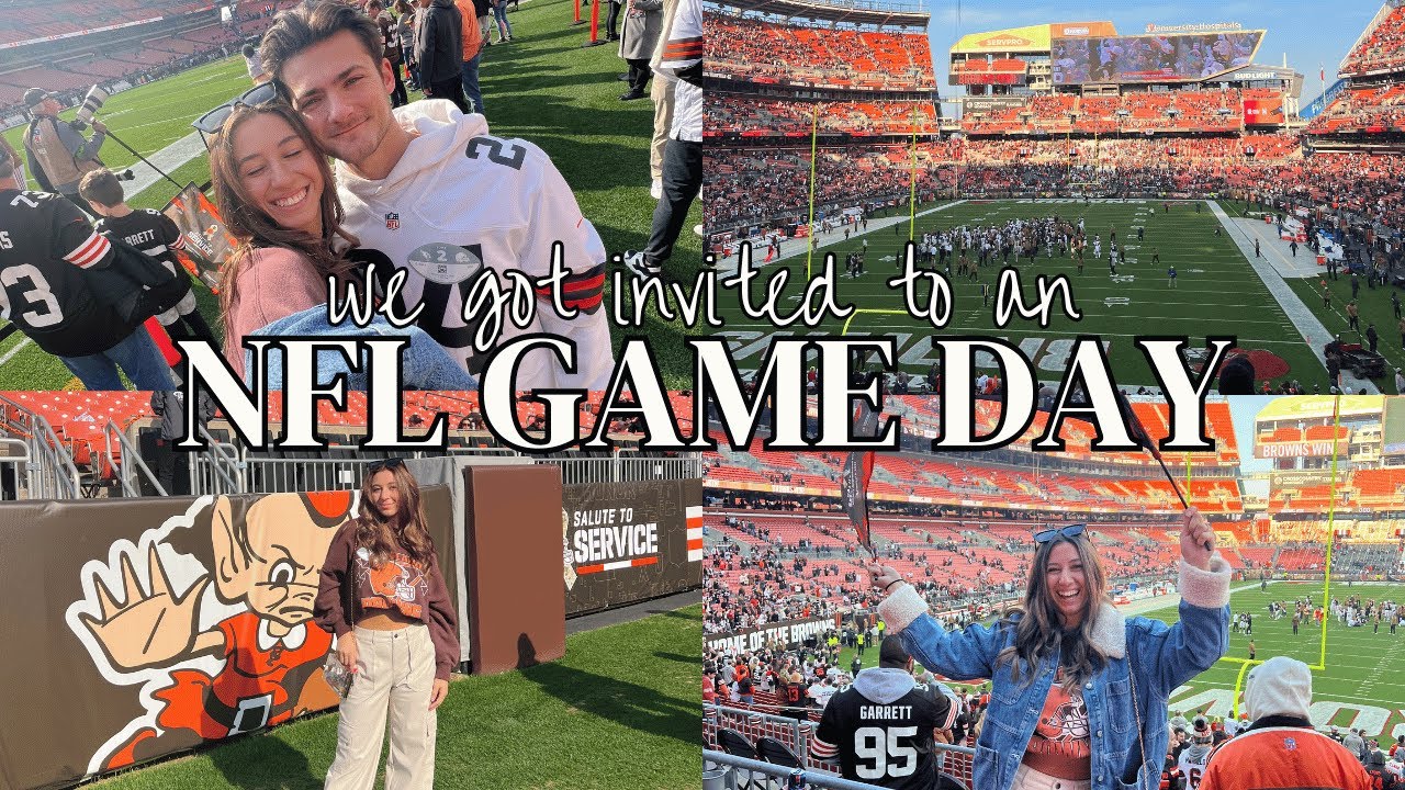 WE GOT INVITED TO A CLEVELAND BROWNS GAME?!?!? a very crazy day in my life