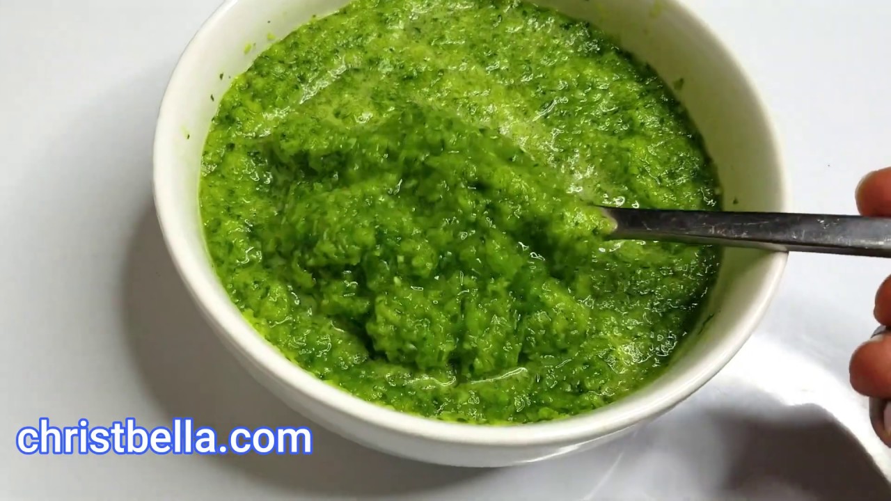 GREEN MARINADE RECIPE / CAMEROON SIMPLE MARINADE RECIPE/ BASIC GREEN MARINADE RECIPE | CHRIST  BELLA