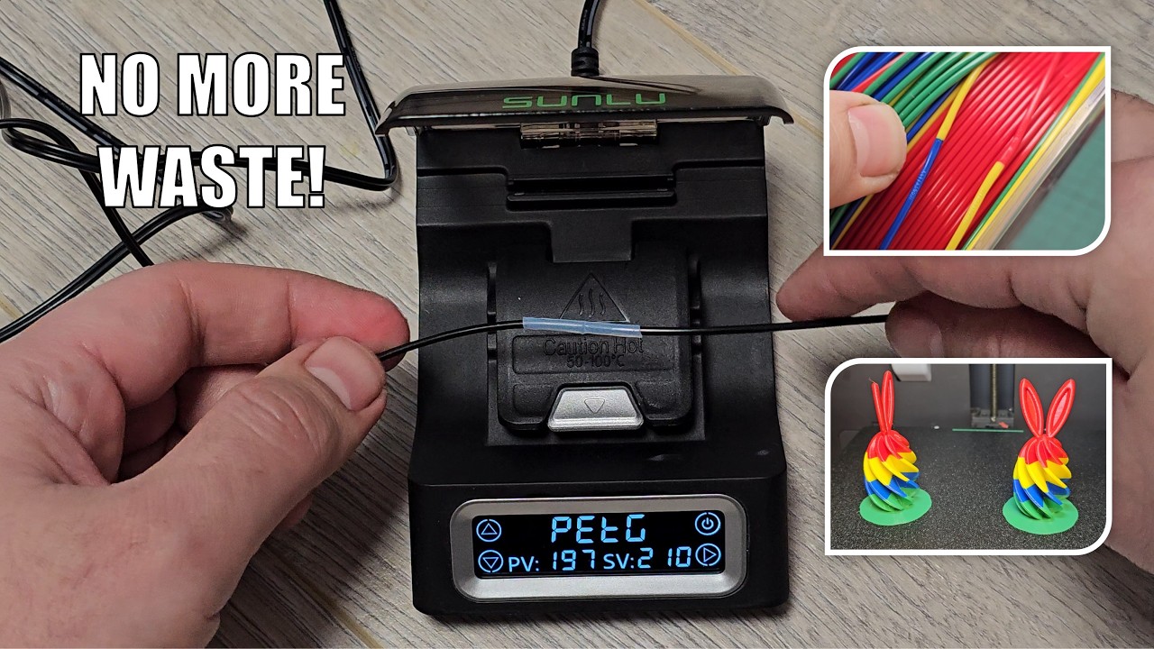 SUNLU Filament Connector FC01 - Does it actually work? Test & review