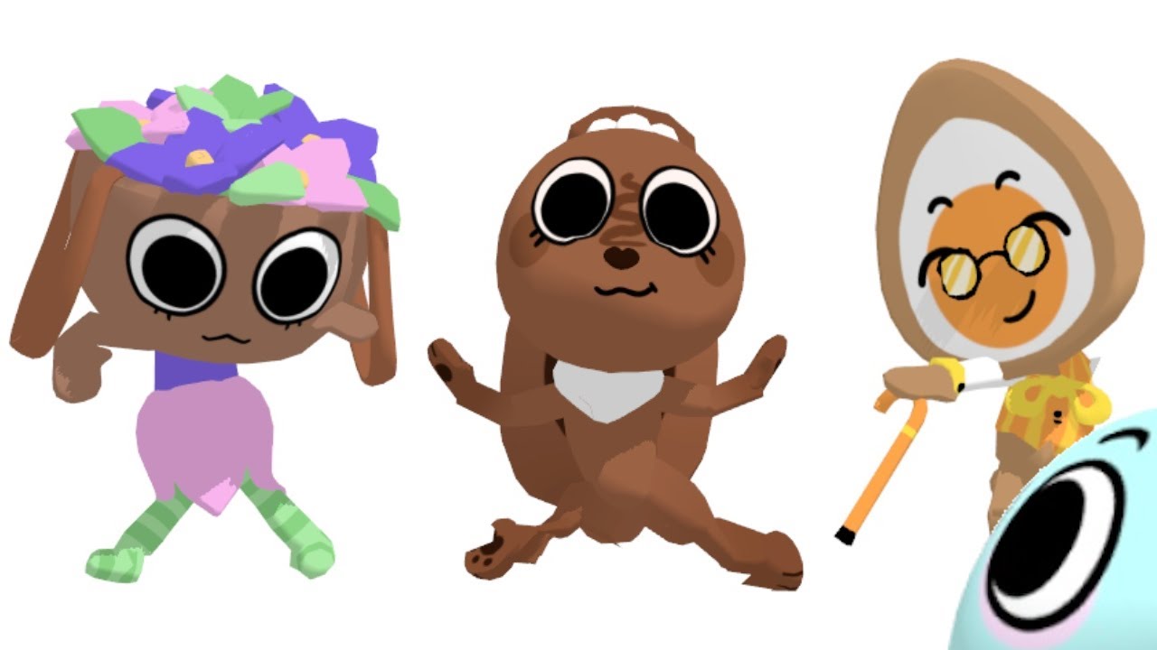 Bassie, Eggson, Flyte, and Cocoa dancing to silly song