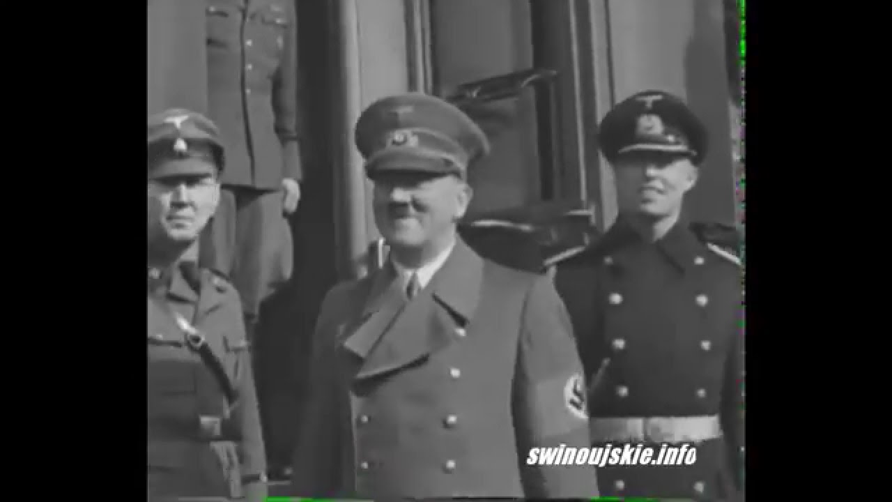 Adolf Hitler w 1939 roku w Świnoujściu