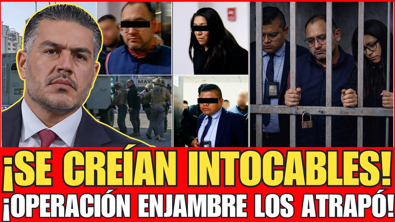 ¡CAYERON LOS 3! | HARFUCH Y ENJAMBRE ATRAPAN A FUNCIONARIOS CORRUPTOS DEL EDOMEX