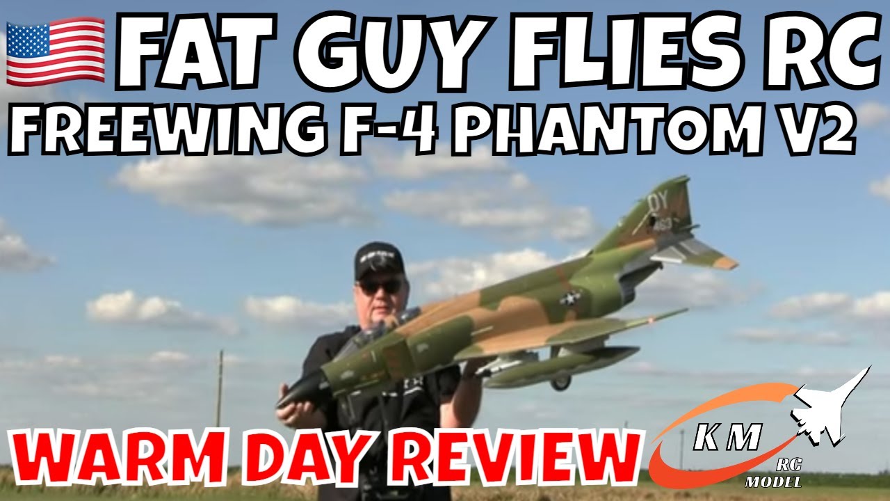 FREEWING F-4 PHANTOM II WARM DAY REVIEW by FGFRC #aviation #rcjets