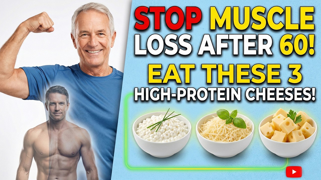 Stop Muscle Loss After 60: Eat These 3 High-Protein Cheeses