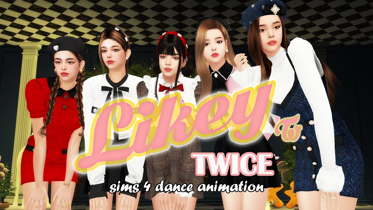 TWICE (트와이스) - LIKEY [sims 4 dance animation]