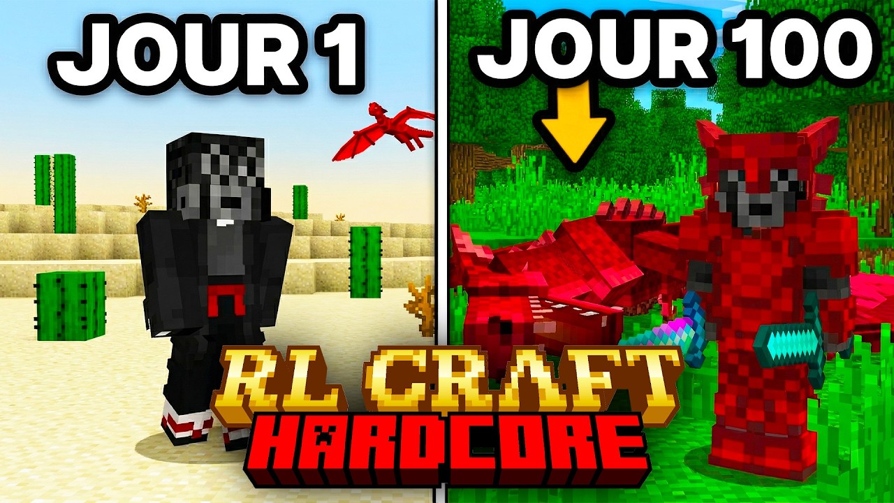 Je retente de SURVIVRE 100 Jours en Hardcore sur RLCraft... #1