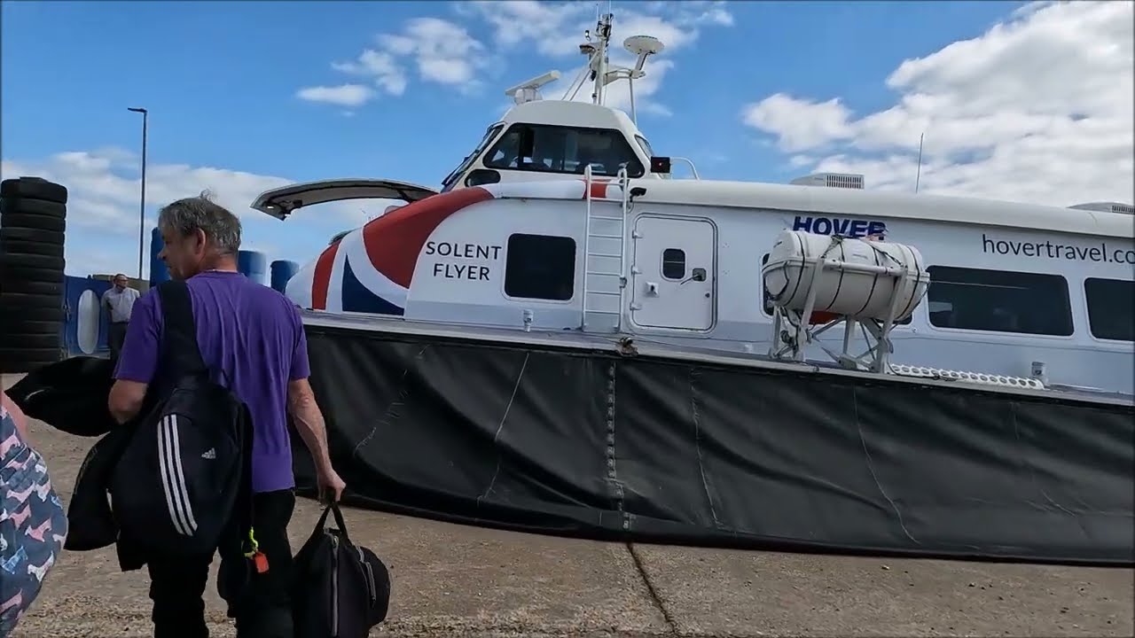 Hovertravel Hovercraft Journey - Southsea, Portsmouth To Ryde, Isle Of Wight - July 2022 | kittikoko