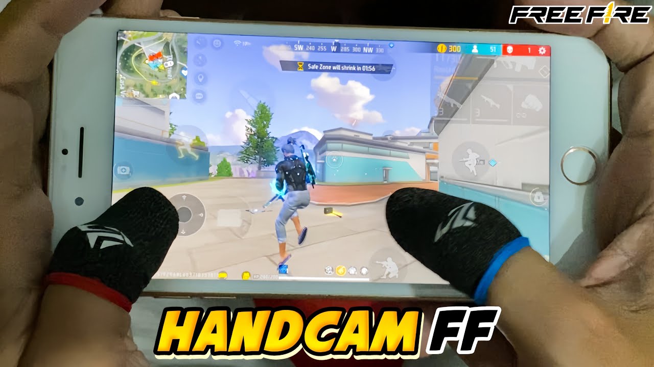 Handcam Solo Vs Squad FF🔥 | iPhone 8 Plus Ultra High Settings💪 #jolionjek #handcam #gêmeos