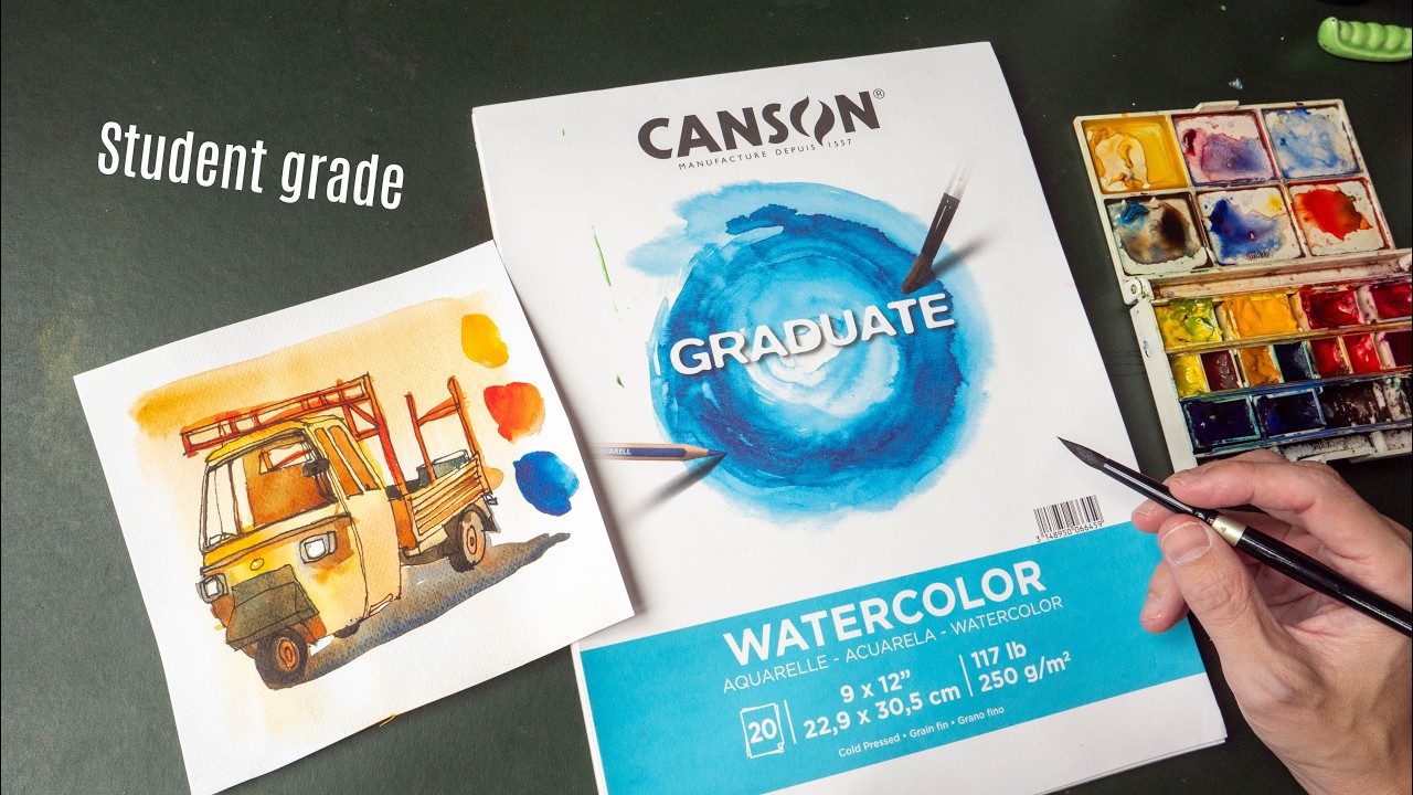 Review: Canson Graduate Watercolour Paper (student grade)