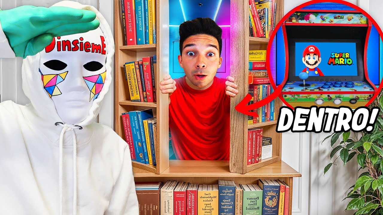 HO COSTRUITO UNA SALA GIOCHI SEGRETA DI NASCOSTO IN CASA NOSTRA CON TUTTI I NOSTRI AMICI!