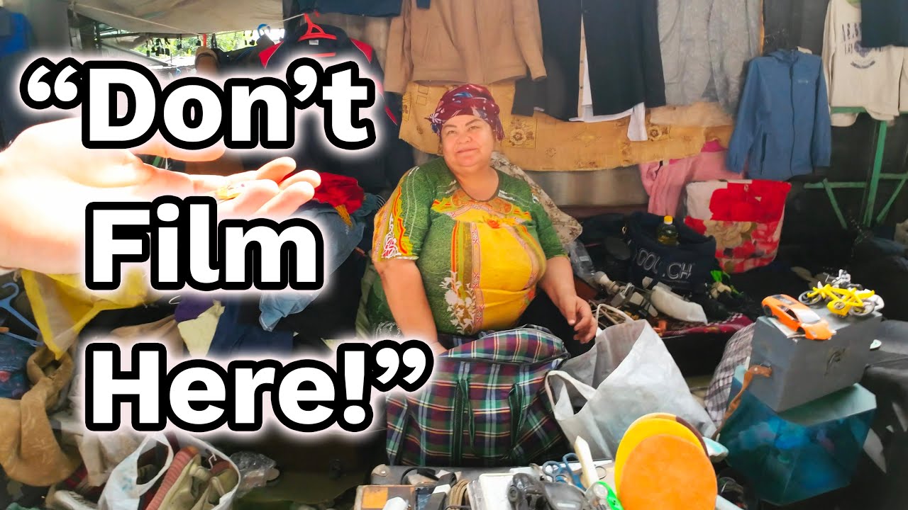 Warned not to film in Uzbekistan's Dodgiest Market