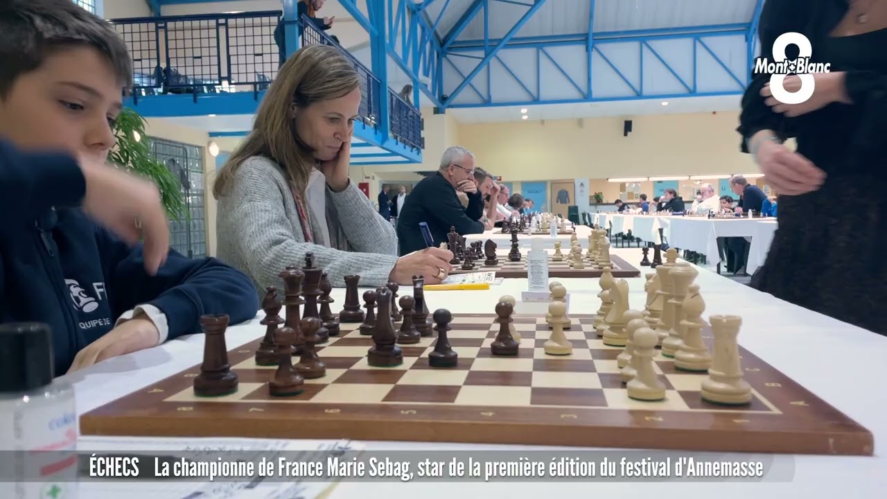 La championne de France Marie Sebag, star de la première édition du festival d'échecs d'Annemasse