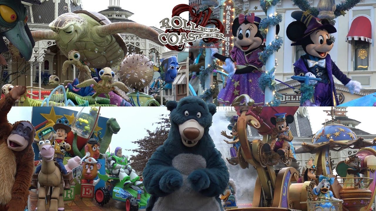 Disneyland Paris Compilation De une heure (5 Parades)