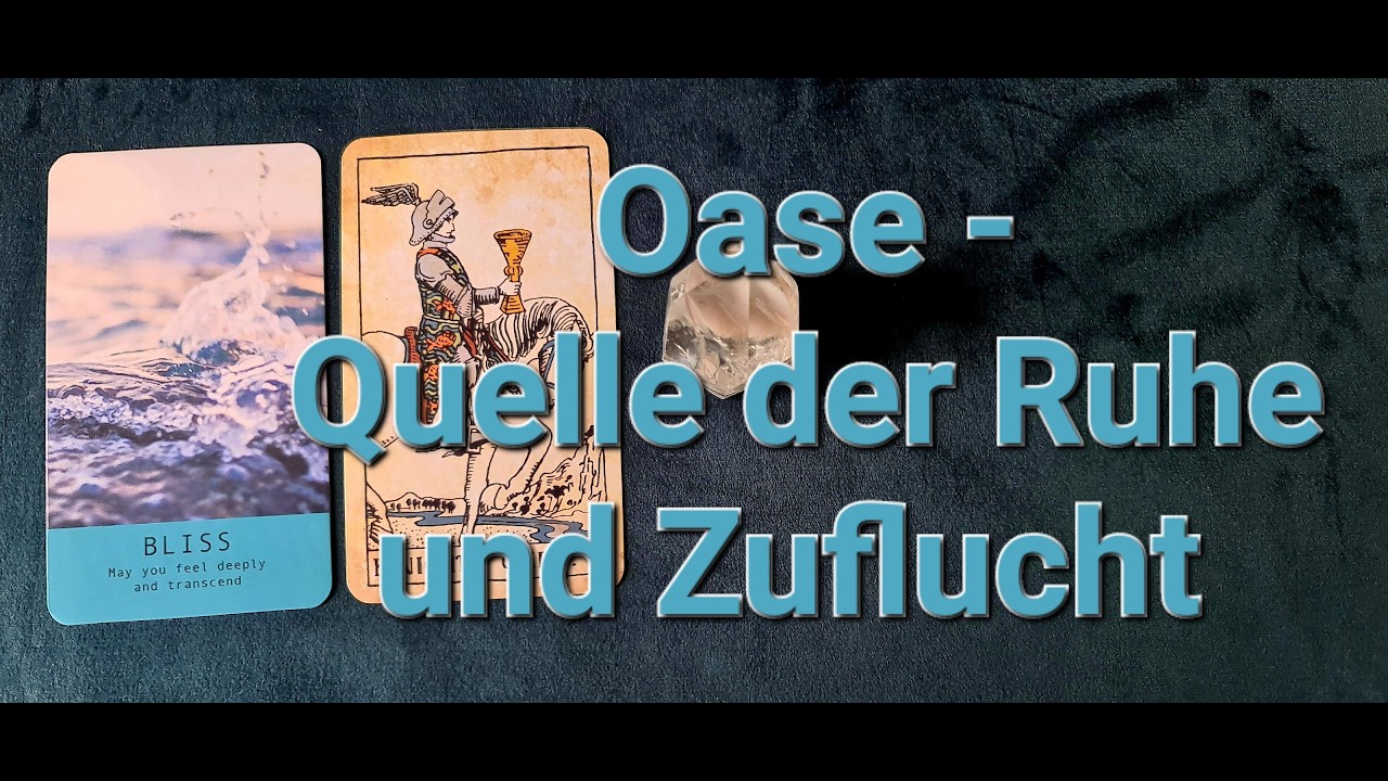 Oase - Quelle der Ruhe und Zuflucht.