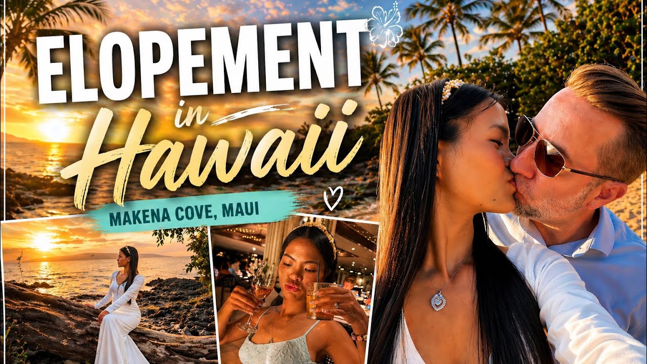 Mình tự make up cho ngày trọng đại ở Hawaii🇺🇸? Đăng kí kết hôn? Self makeup for Elopement in Hawaii 