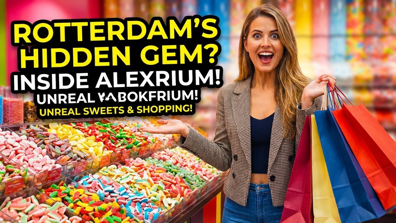 Inside Rotterdam&rsquo;s Alexandrium Shopping Mall | Great Shopping, Sweets & City Vibes In 4K!