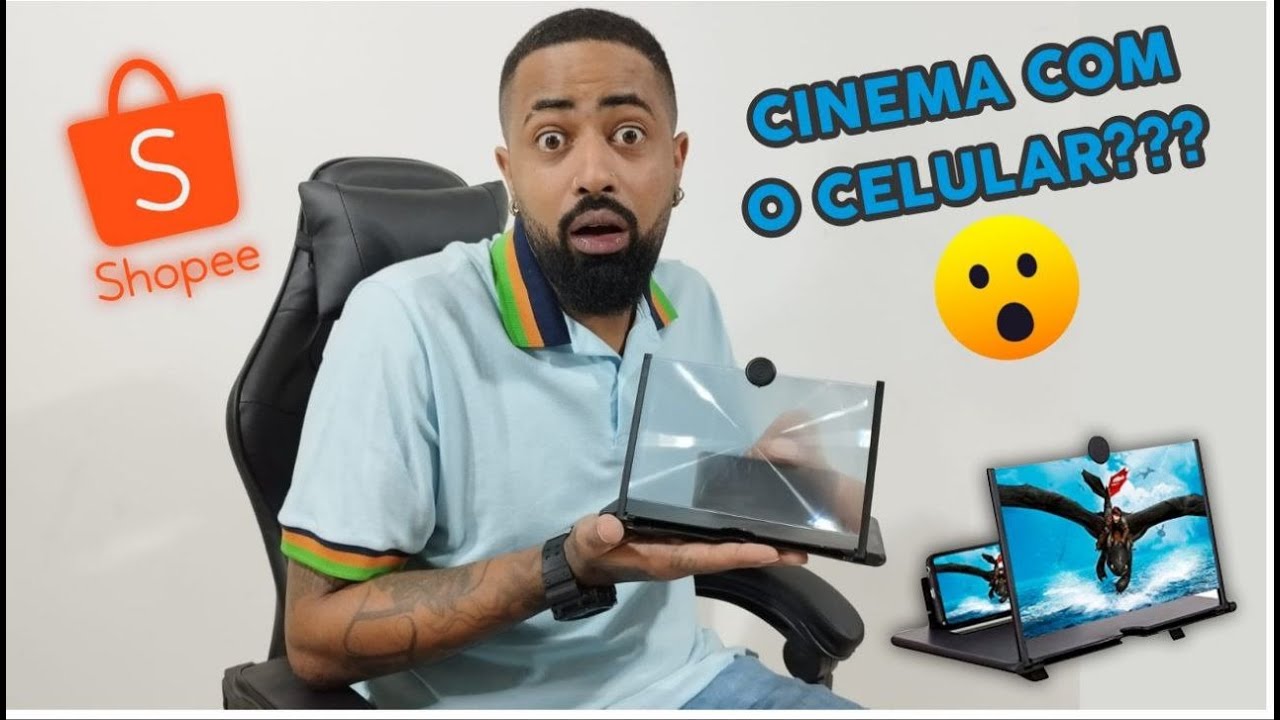 Ampliador de Tela 3D para CELULAR - Cinema Port&aacute;til?, FUNCIONA MESMO?