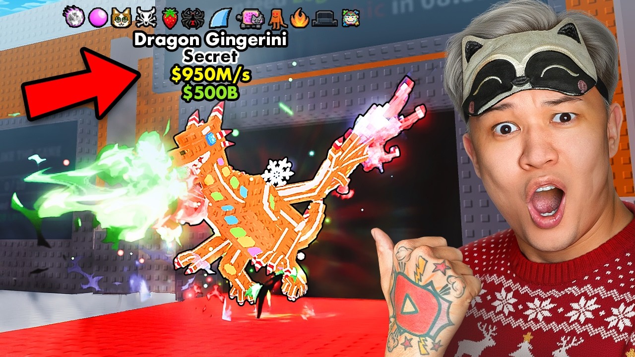 &laquo;Dragon Gingerini&raquo; со ВСЕМИ МУТАЦИЯМИ! 8.7B/s КРАФТ АДМИН БРЕЙНРОТА SAMMY УДАЧЕЙ в Steal a Brainrot!