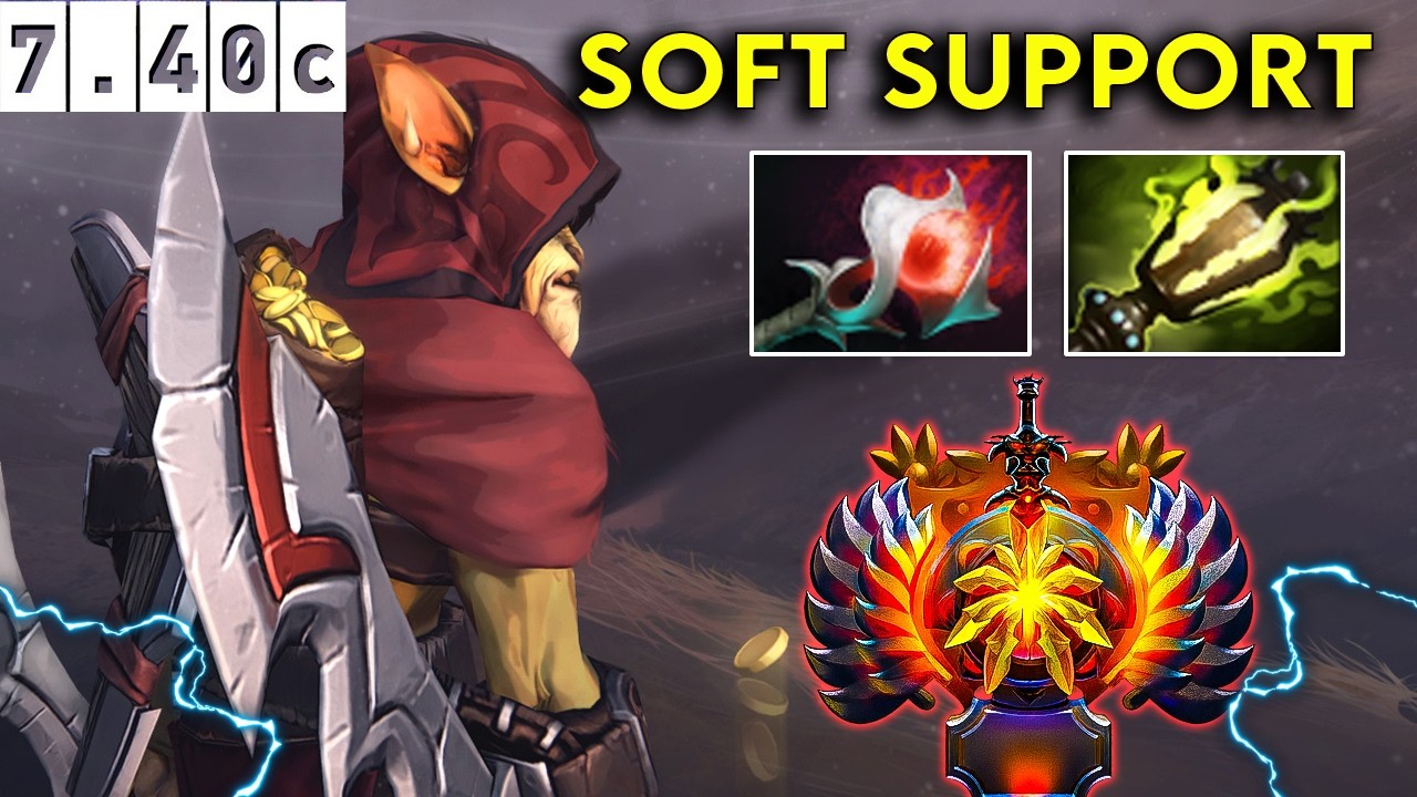 Bounty Hunter Immortal Soft Support - Dota 2 Patch 7.40c Pro Pub Gameplay