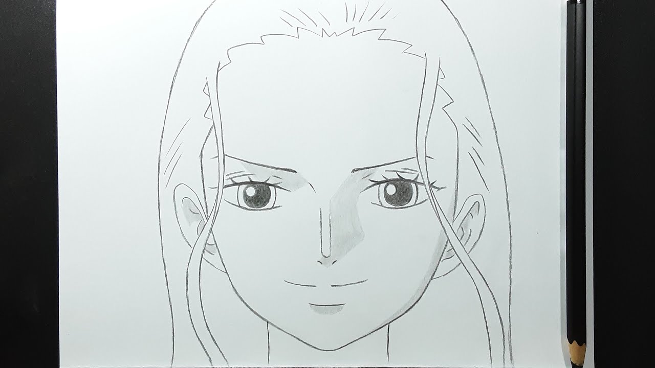 How to draw Nico Robin | easy anime drawing | step by step